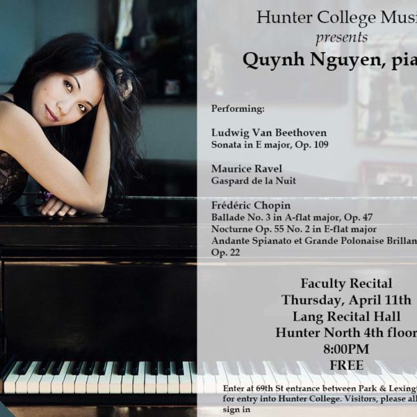 Faculty Nguyen Recital poster